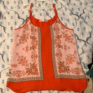 Adorable orange tank size Med.